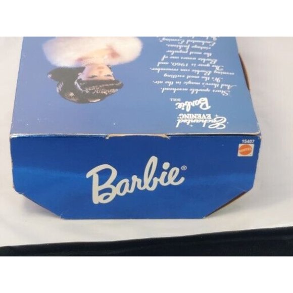 NEW 1995 Enchanted Evening Barbie Doll collector edition Brunet NIB 15407 Mattel - Picture 6 of 9